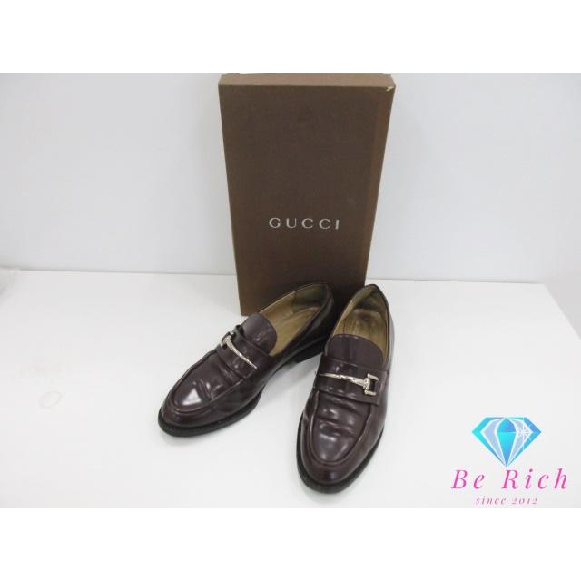 GUCCI（グッチ） ビット ローファー 100 0374 レザー ブラウン 茶 