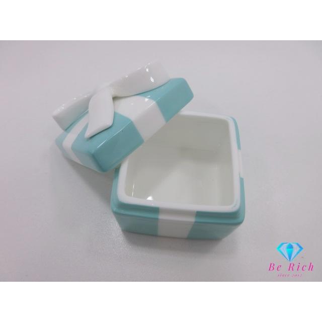 TIFFANY&Co.（ティファニー） ミニ ブルー ボウ ボックス 小物入れ