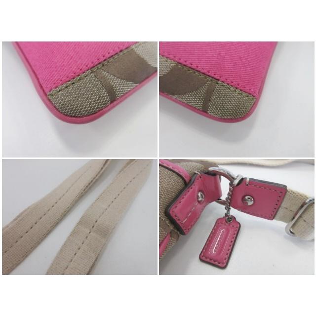 COACH（コーチ） 美品 シグネチャー スウィング ショルダーバッグ