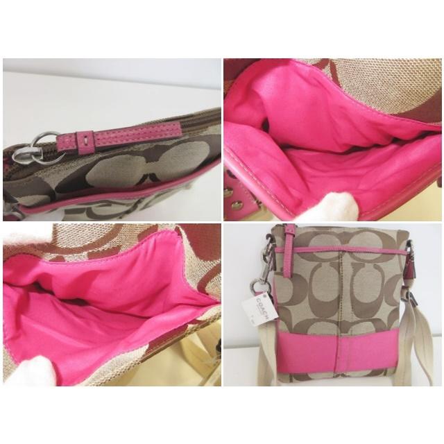 COACH（コーチ） 美品 シグネチャー スウィング ショルダーバッグ