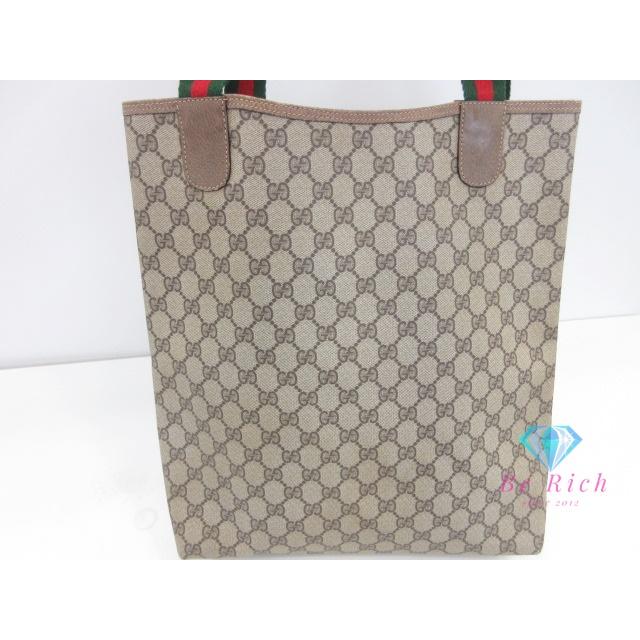 グッチ GUCCI トートバッグ シェリーライン 3902003 GG スプリーム PVC レザー ロゴ キャンバス レザー 【中古】【送料無料】 bk10068_6