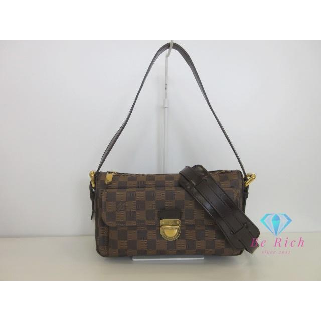 ラヴェッロ 美品 ルイ ヴィトン LOUIS VUITTON ダミエ エベヌ N60006 
