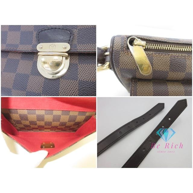 ラヴェッロ 美品 ルイ ヴィトン LOUIS VUITTON ダミエ エベヌ N60006