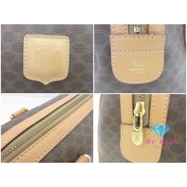 CELINE セリーヌ ミニ ボストンバッグ ハンドバッグ マカダム