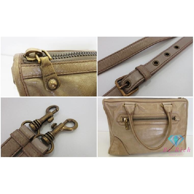 miu miu（ミュウミュウ） miumiu 2way ハンドバッグ ショルダーバッグ