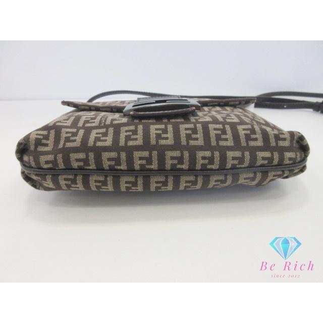 FENDI フェンディ ショルダーバッグ 8BT075 ズッキーノ ブラウン 茶 FENDI - FENDI フェンディ ショルダーバッグ 8BT075 ズッキーノ
