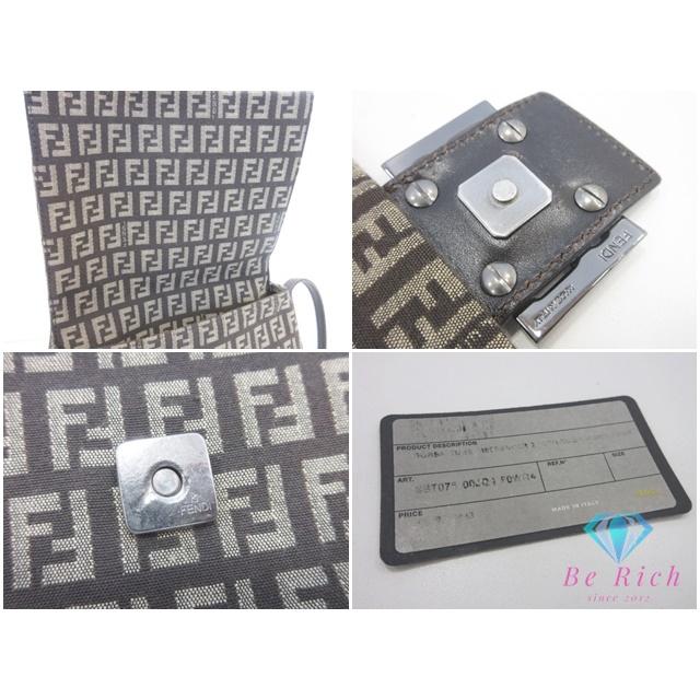 FENDI フェンディ ショルダーバッグ 8BT075 ズッキーノ ブラウン 茶 FENDI - FENDI フェンディ ショルダーバッグ 8BT075 ズッキーノ