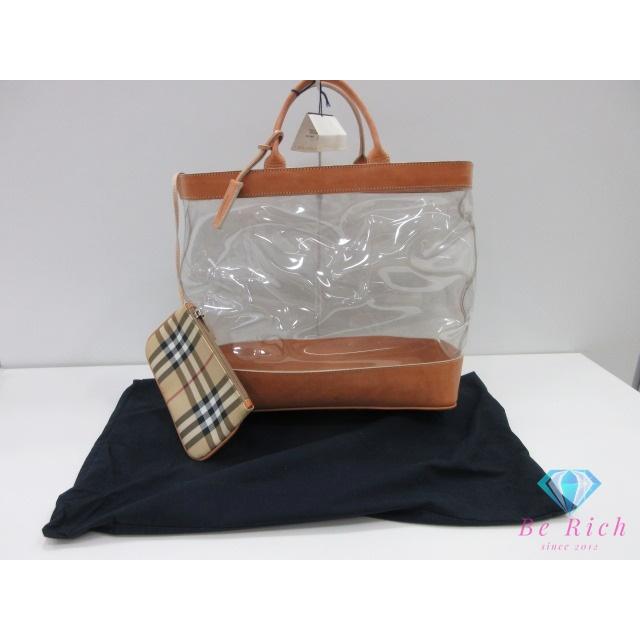 BURBERRY（バーバリー） ノバチェック クリア トートバッグ