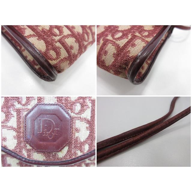 クリスチャン ディオール Christian Dior ショルダーバッグ ポシェット トロッター キャンバス レザー  【中古】【送料無料】bk10346 | Christian Dior | 03