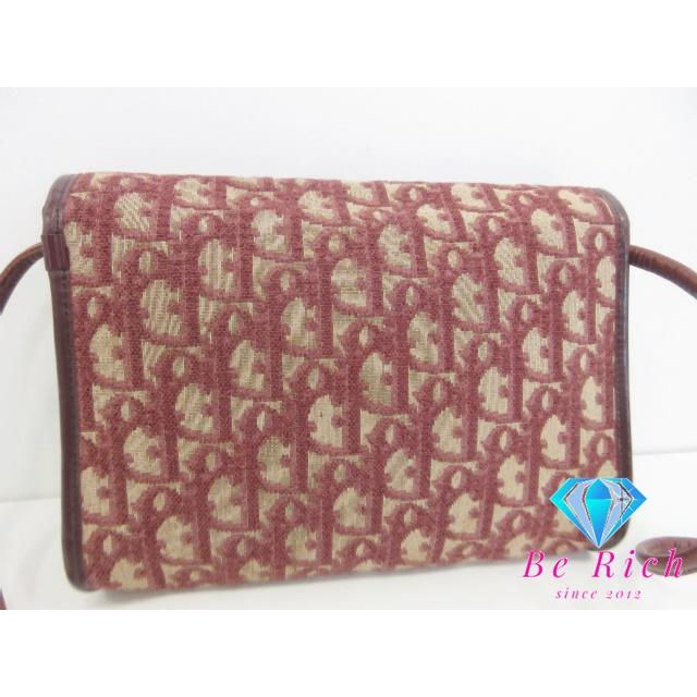 クリスチャン ディオール Christian Dior ショルダーバッグ ポシェット トロッター キャンバス レザー  【中古】【送料無料】bk10346 | Christian Dior | 04