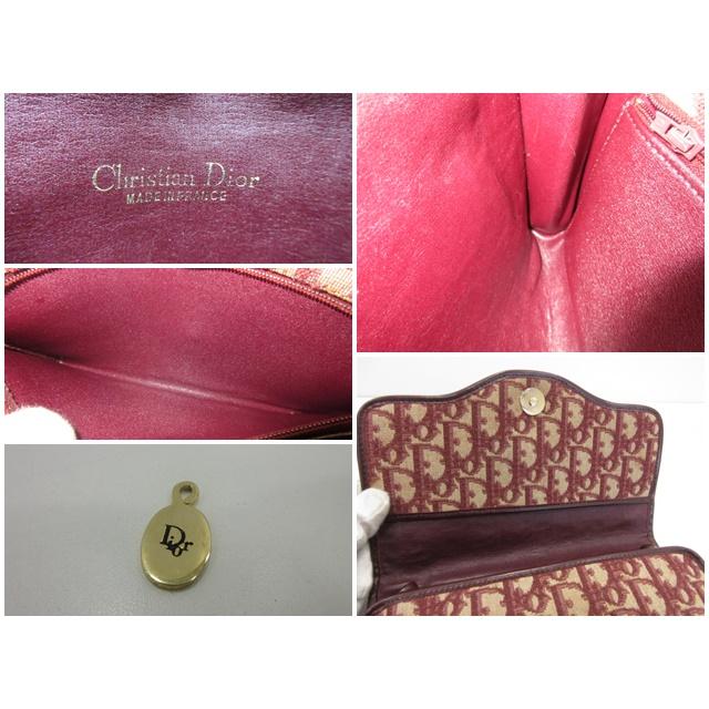 クリスチャン ディオール Christian Dior ショルダーバッグ ポシェット トロッター キャンバス レザー  【中古】【送料無料】bk10346 | Christian Dior | 06