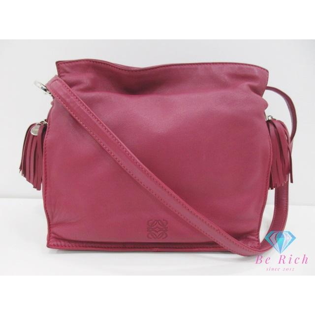 LOEWE（ロエベ） フラメンコ 22 ショルダーバッグ 380 82 ワイン 