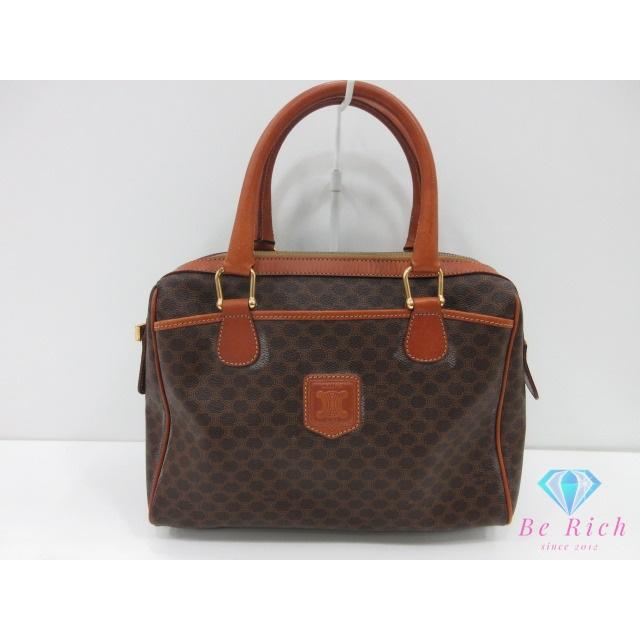 CELINE（セリーヌ） ミニ ボストンバッグ ハンドバッグ マカダム PVC