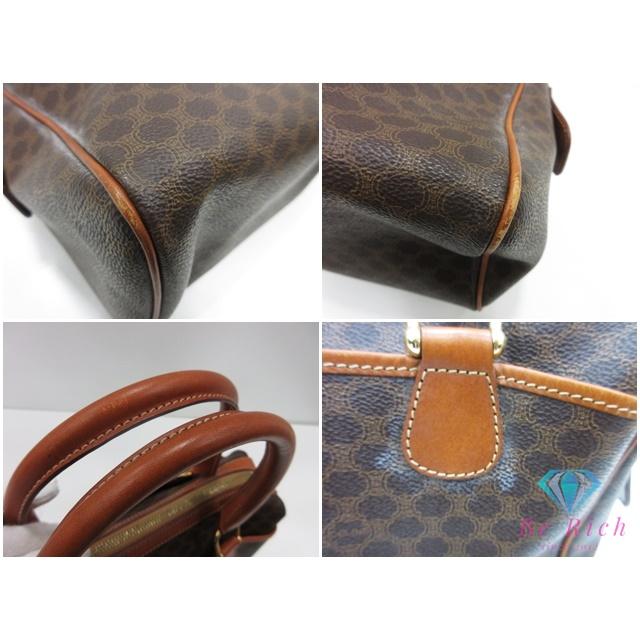 CELINE（セリーヌ） ミニ ボストンバッグ ハンドバッグ マカダム PVC