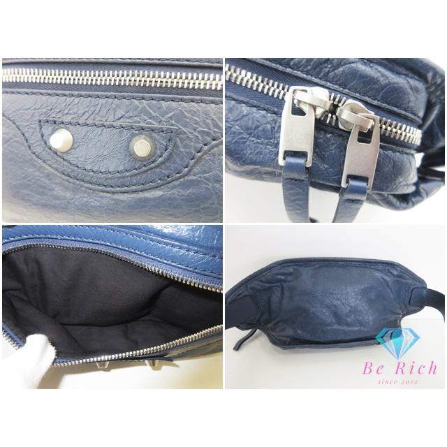 BALENCIAGA（バレンシアガ） クラシック ボディバッグ BB 502013 紺