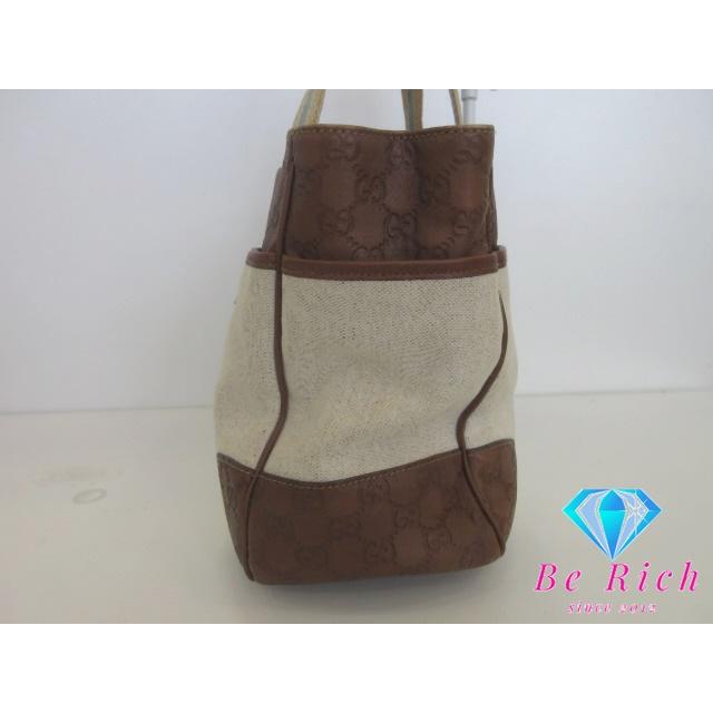 GUCCI（グッチ） ハンドバッグ トートバッグ 161770 GG シマ レザー