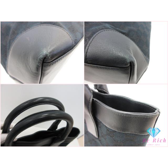 GUCCI（グッチ） トートバッグ 002.1121 GG 黒 ブラック キャンバス