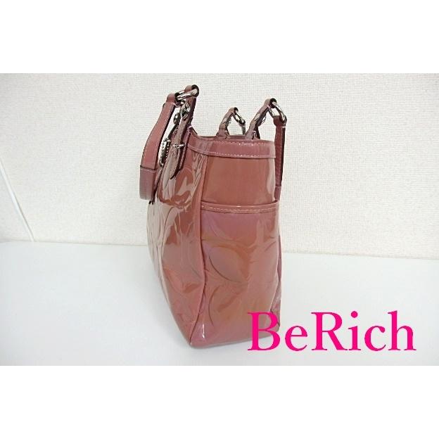 COACH（コーチ） トートバッグ F16564 ギャラリー シグネチャー ピンク