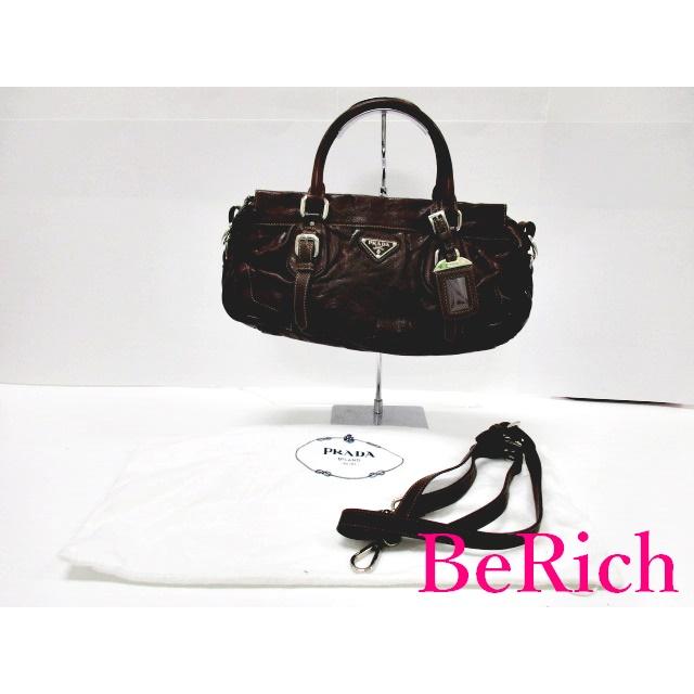 プラダ PRADA 2way ショルダーバッグ BL0758 ナッパ アンティーク  