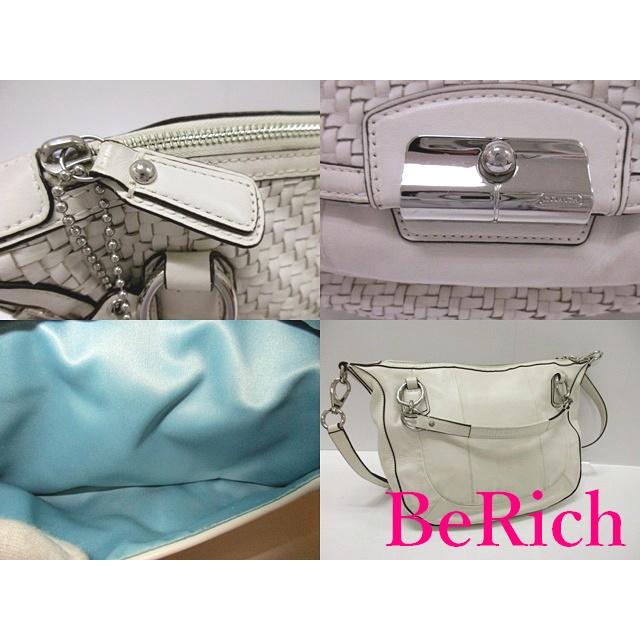 COACH コーチ 2way ショルダーバッグ 19312 クリスティン ウーブン 