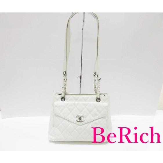 CHANEL シャネル マトラッセ チェーン ショルダー トート バッグ 