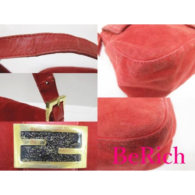 ヴィンテージ FENDI フェンディマンマバケット レザー 赤 FENDI（フェンディ） ショルダーバッグ 26325 マンマ バケット レッド
