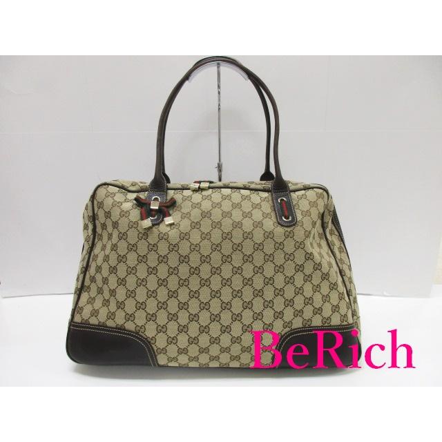 GGキャンバス グッチ GUCCI ボストンバッグ 162881 GG プリンシー 茶