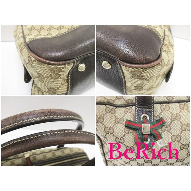 GGキャンバス グッチ GUCCI ボストンバッグ 162881 GG プリンシー 茶