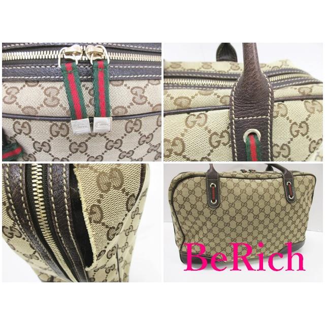 GGキャンバス グッチ GUCCI ボストンバッグ 162881 GG プリンシー 茶