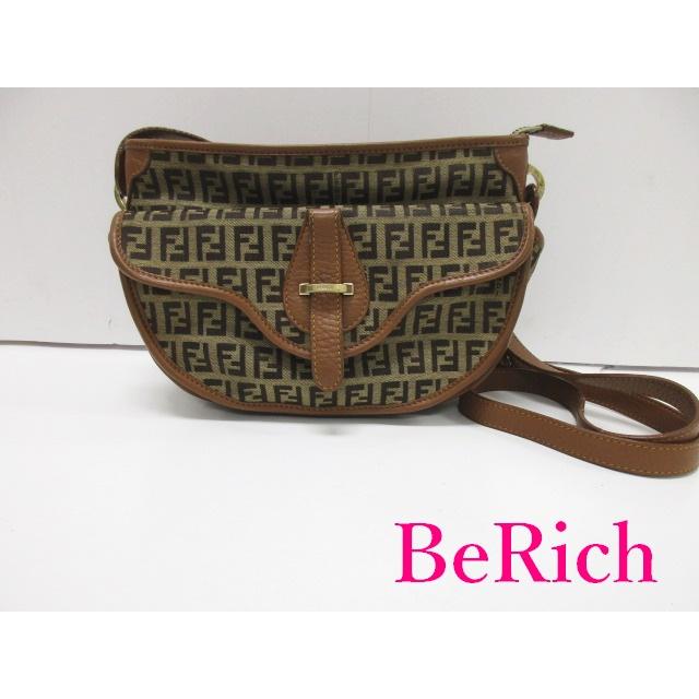 FENDI ショルダーバッグ ブラウン ロゴ
