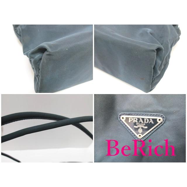 PRADA（プラダ） トートバッグ ブラック 黒 ナイロン レザー ロゴ