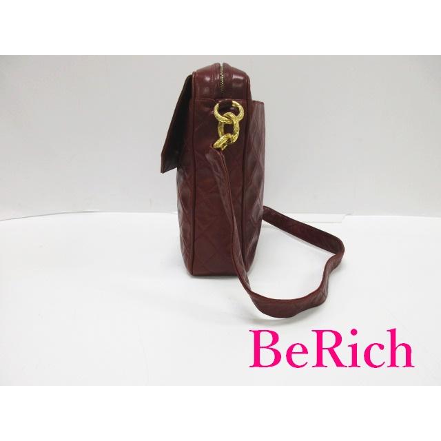 CHANEL シャネル マトラッセ チェーン ショルダーバッグ ラム