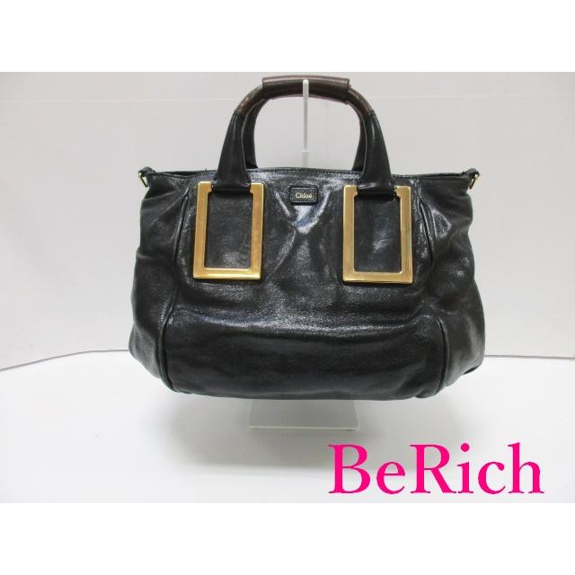 クロエ Chloe 2way ショルダーバッグ エテル 3S0646 7A733 黒 ブラック 