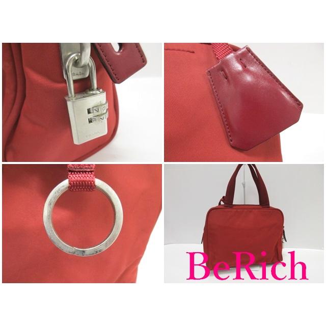 PRADA（プラダ） ハンドバッグ B8495 テスート スポーツ 赤 レッド