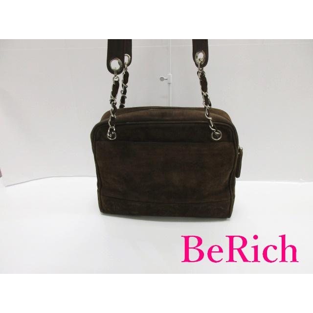 CHANEL 美品 シャネル トリプル ココ チェーン ショルダーバッグ  