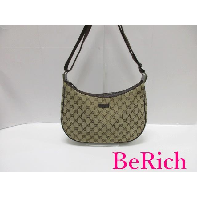 GGキャンバス 美品 グッチ GUCCI ショルダーバッグ 122790 GG ベージュ  