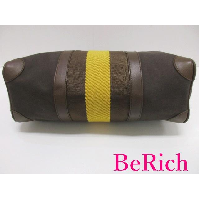 GUCCI グッチ ミニ ボストンバッグ 0000851 茶 黄 ブラウン イエロー