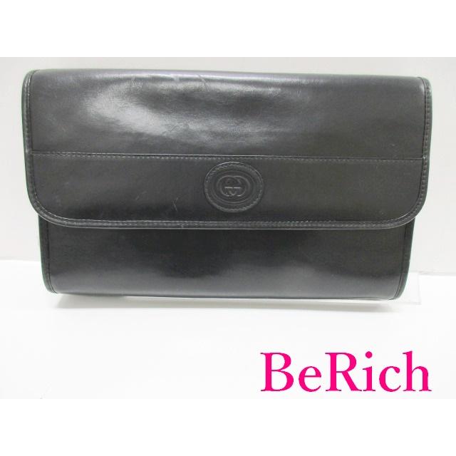 GUCCI ホースビットセカンドバッグクラッチバッグパテントレザーレザー