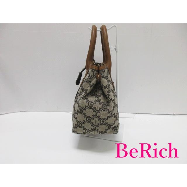 CELINE セリーヌ ミニ トートバッグ マカダム 黒 ベージュ 茶 