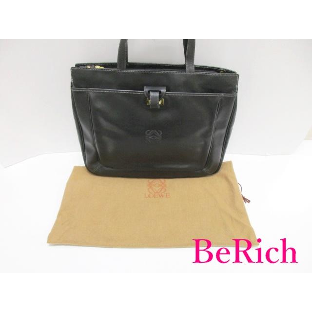 LOEWE ロエベ トートバッグ ショルダーバッグ ブラック 黒 レザー