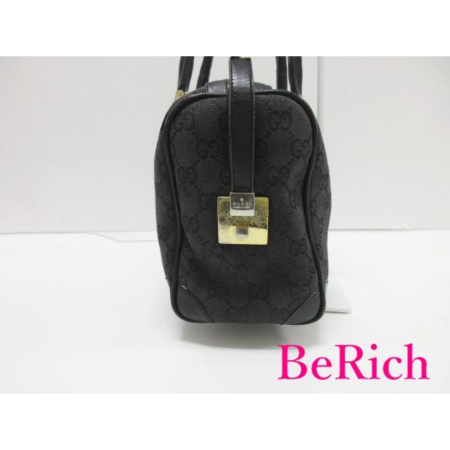 GUCCI グッチ ミニ ボストンバッグ 0010851 黒 白 ブラック ホワイト 