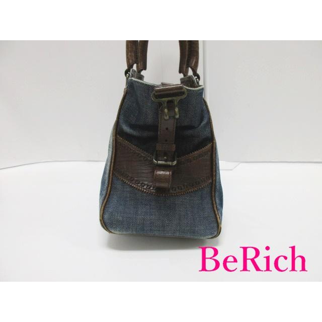 FENDI フェンディ トートバッグ エトニコ 8BN157 デニム キャンバス 