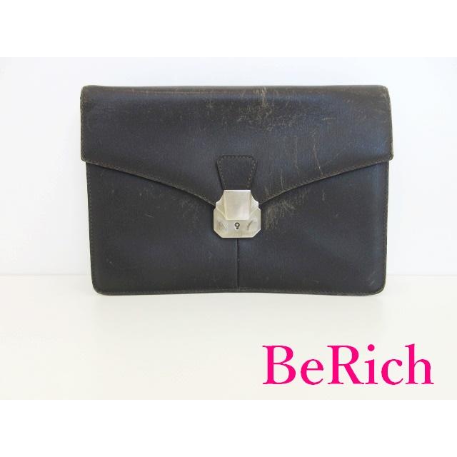 dunhill（ダンヒル） セカンドバッグ サイドカー ブラック 黒 レザー