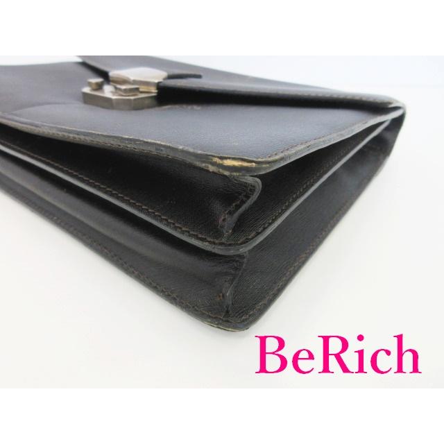 dunhill（ダンヒル） セカンドバッグ サイドカー ブラック 黒 レザー