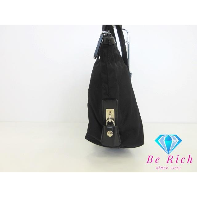 PRADA プラダ ハンドバック BR3698 NERO 黒 ブラック ナイロン レザー 