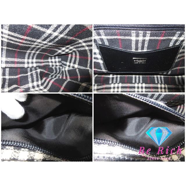 バーバリー BURBERRY ショルダーバッグ 黒 ブラック レザー  ロゴ 肩掛け 斜め掛け 鞄 ハンドバッグ レディース【中古】 bk8500 | BURBERRY | 08