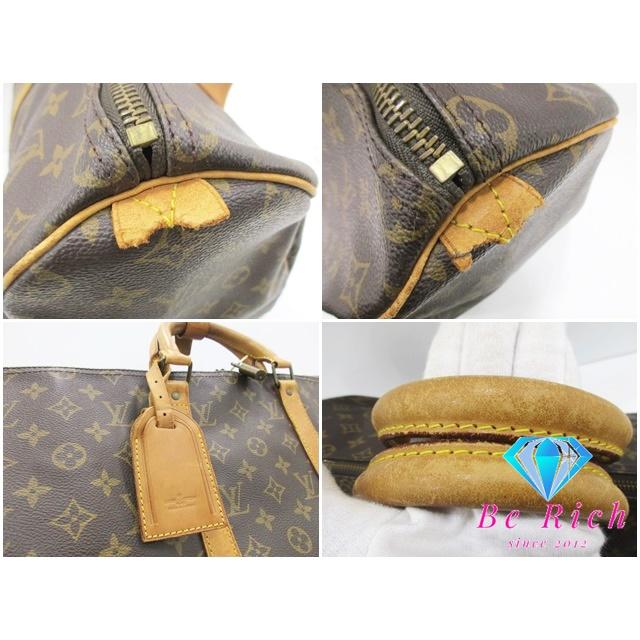 ルイ ヴィトン LOUIS VUITTON ボストンバッグ モノグラム キーポル 50 M41426 ブラウン 茶 PVC レザー ロゴ 【中古】【送料無料】 bk8631｜be-rich0112｜05