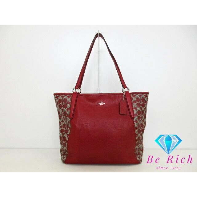 COACH（コーチ） ベイリー サフィアーノ トートバッグ 33480 赤 レッド 