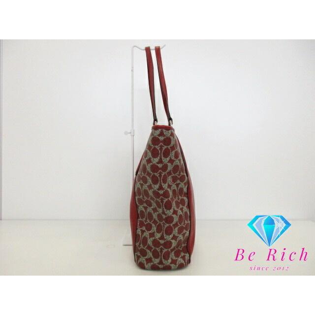 COACH（コーチ） ベイリー サフィアーノ トートバッグ 33480 赤 レッド