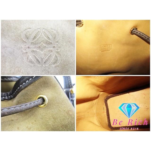 美品　希少 LOEWE ロエベ ショルダーバッグ 巾着 肩がけ 斜め掛け 美品 希少 LOEWE ロエベ ショルダーバッグ 巾着 肩がけ 斜め掛け